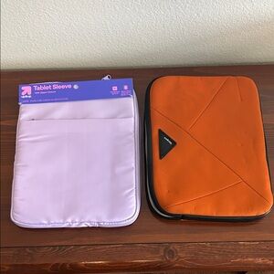 iPad Orange and Purple Tablet Sleeves